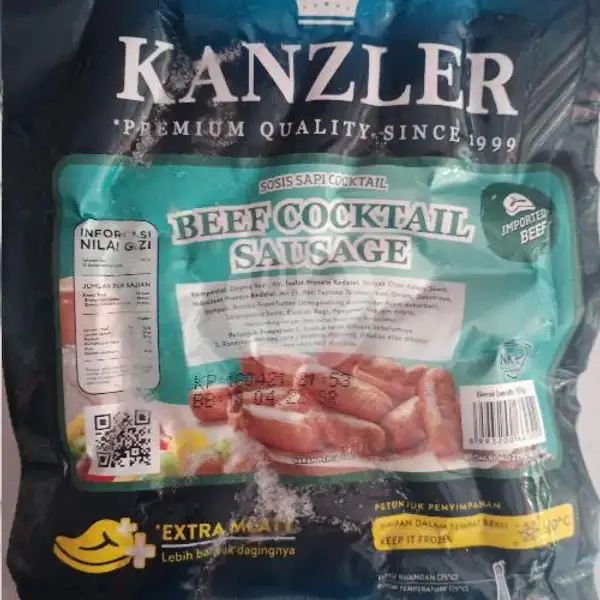 Kanzler Beef Coactail 500gr | Frozen Food Rico Parung Serab