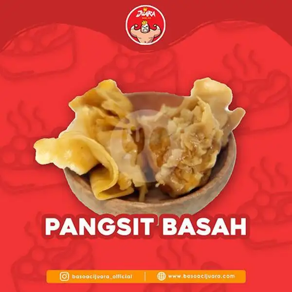 Pangsit Basah 2 Pcs | Baso Aci Juara, Denpasar Bali