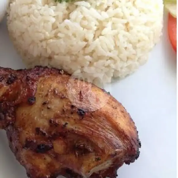 Nasi + Ayam Bakar + Sambel | @Rex Food, Darmodiharjo