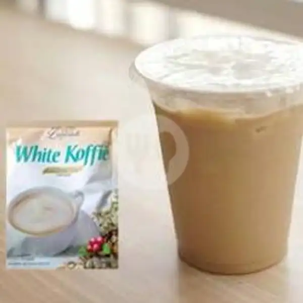 White Koffie Es Blender Cup | Tahu Walik Amin, Kricak
