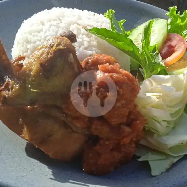 Ayam Goreng Lalapan Dengan Nasi | GEPREK AL DENTE