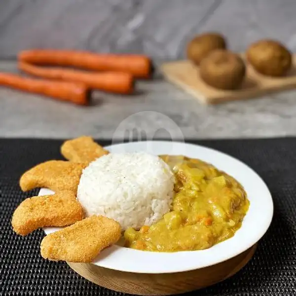 Curry Rice | Roti Bakar Penyet Khas Bangka dan Es Kopi Susu, Kedai Rasea, Binus