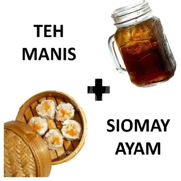 Siomay Ayam + Teh Manis | Nyamm Dimsum, Arcamanik