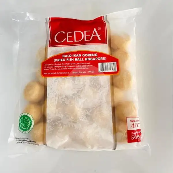 Cedea Baso Ikan Goreng 500 Gram | Bumba Frozen Food