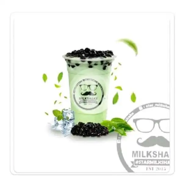Green Tea Topping Bubble Keju | Star Milkshake, Tiban Koperasi