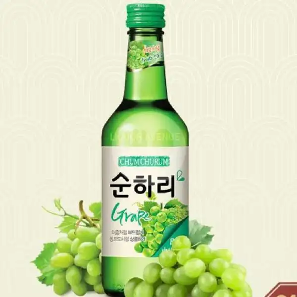 Soju Chum Churum Grape + Free Yakult N Kacang Kulit Garuda | Arga Bintang Anggur N Soju, Terusan Buah Batu