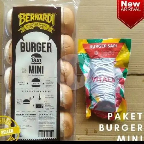 Paket Burger Mini Bernardi. Isi 20 | Cacaya Frozen, Jalan H Gotih