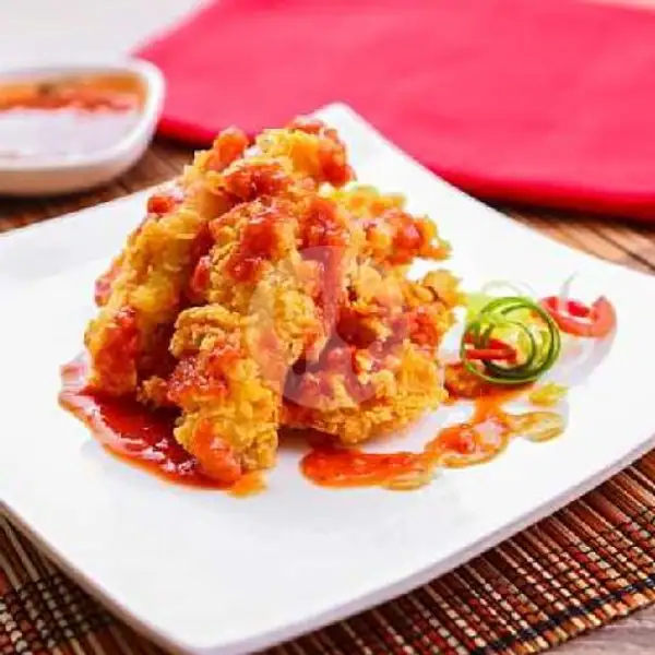 Nasi Ayam Pop + Ikan Asin | Nasi Campur Sederhana