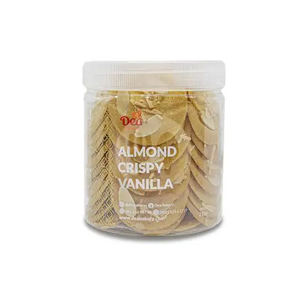 Almond Crispy Vanilla Toples | Dea Cakery, Kawi