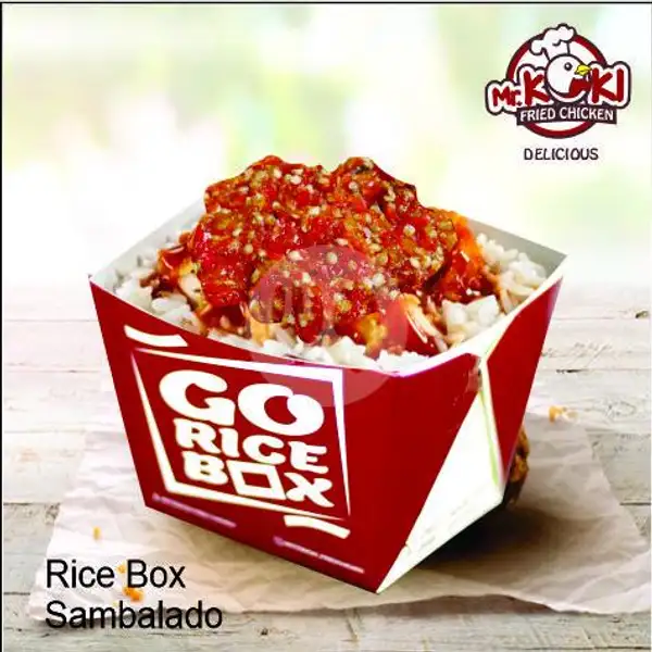 Rice Box Sambalado | Mr Koki Fried Chicken, Bukit Kecil
