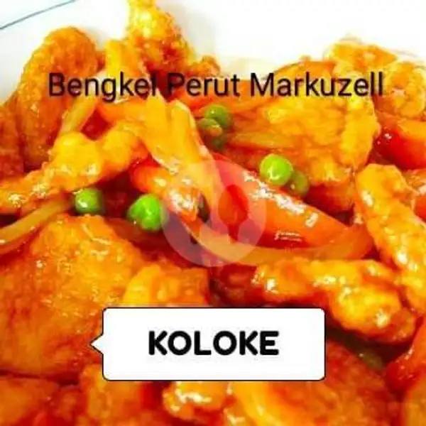 Koloke + Nasi Putih + Es Teh | Bengkel Perut Nasgor Gongso, Lawang