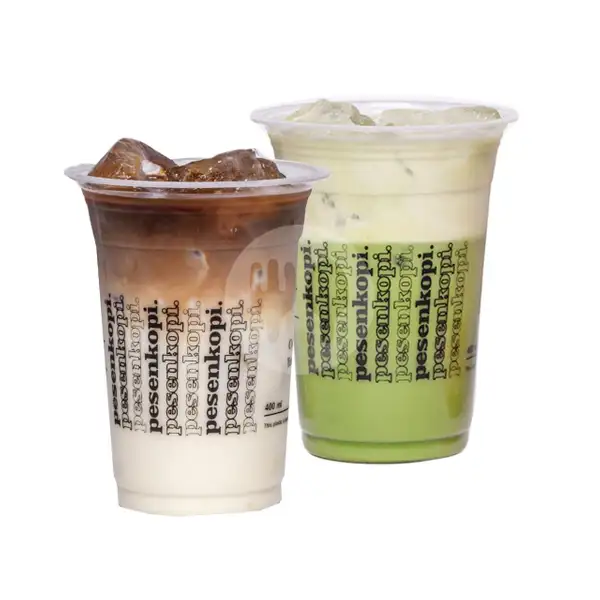 Ice Creamy + Ice Green Tea | Pesenkopi X Pesenmie, Gresik