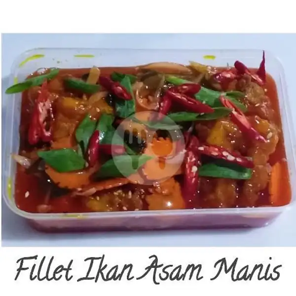 Fillet Ikan Asam Manis + Nasi | Kampung Kito, Lubuk Baja