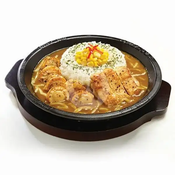 Scallop & Chicken Cheese Curry Rice | Pepper Lunch, DP Mall Semarang