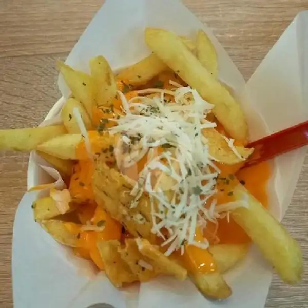 French Fries Cheese Sauce | Hopeng Cafe STREET