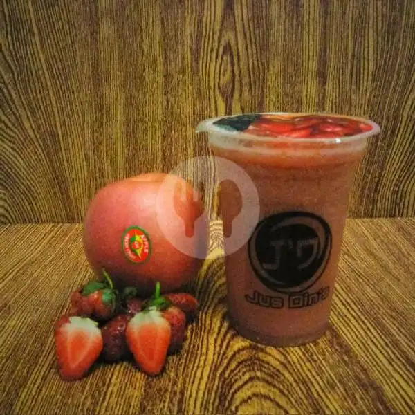Jus Mix Apel +strawberry | JUS DIN'S, Dewisartika