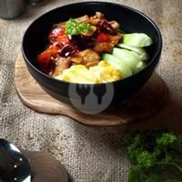 Nasi Spicy Pork Belly | ShaoKao Gajah Mada