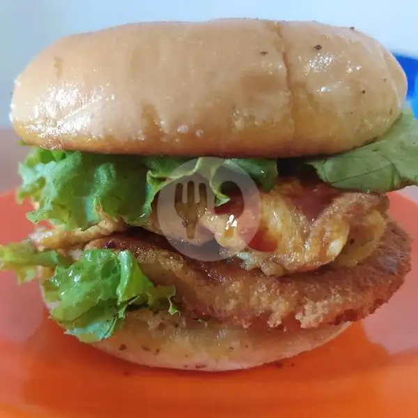 Burger Crispy | Takoyaki Shori Mak Nyuss