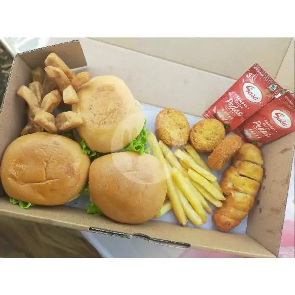 Paket Burger Box | Eat Toast Cilacap, Kol Sugiono