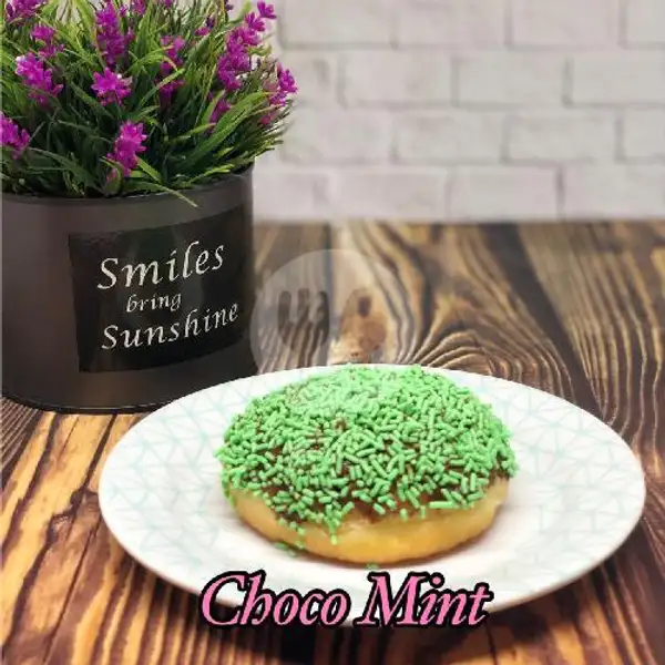 Donat Choco Mint | Donat Kentang Embul, Jagakarsa