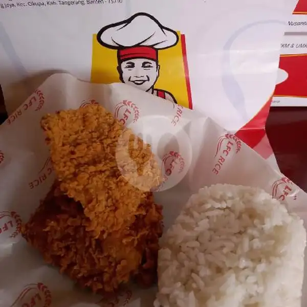 Paket Original Dada Besar + Nasi | Liber'o Fried Chicken, Cabang Kimaja-1 Way Halim