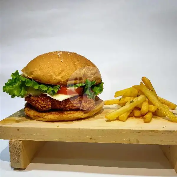 Burger Soy Katsu ( Hot ) | Eat And Eat, Batu Ampar