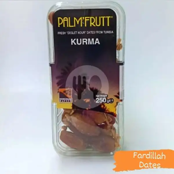 Palm Frutt Kurma Tunisia Tangkai Madinah Premium 250 Gram | Bursa Kurma Fardillah Dates