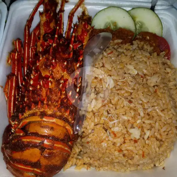 Nasi Groeng Pedas Lobster Besar | Seafood Jontor Nia, Mulyorejo