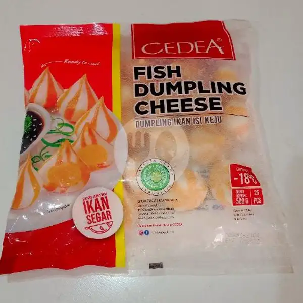 Cedea Fish Dumpling Cheese 500gr (Stok Tinggal 2) | Happy Frozen Food and Cafe, Sukun