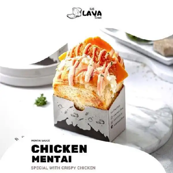 Chicken Mentai | Lava Toast Wirosaban, Roti Bakar Kekinian Ala Korea