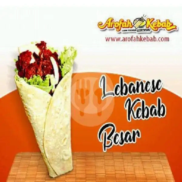 Kebab Besar (Vegetarian) | Arofah Kebab, Kecamatan Bintara