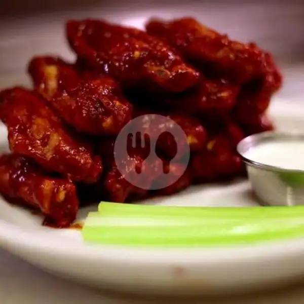 8pcs Chicken Wing Crispy Kecap Manis Pedas | Hot Chicken Wing 