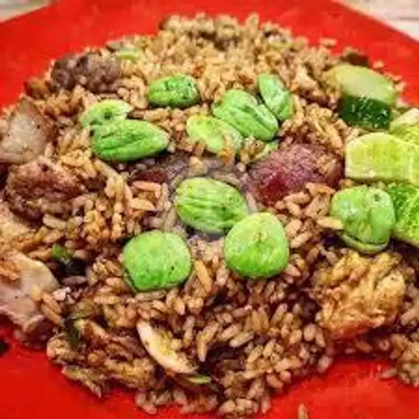Nasi Goreng Jengkol + Pete Telor Sayuran | Nasi Goreng Bengkel, Ciledug