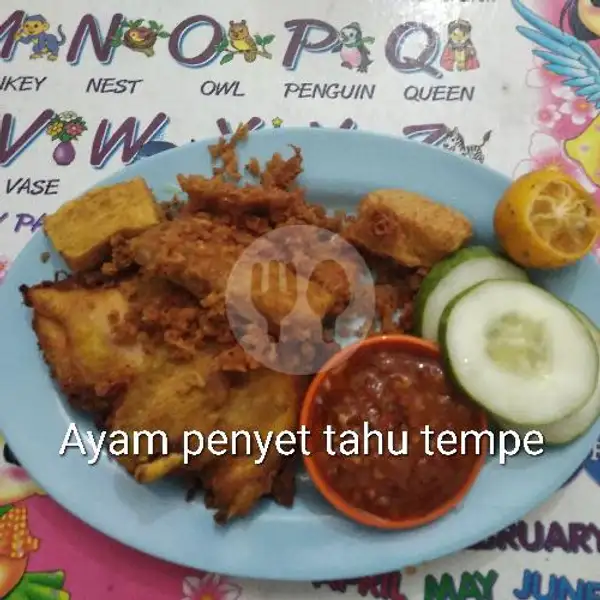 Nasi Ayam Penyet + Teh Obeng | Samudra, Lucky Estate