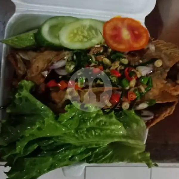 Paket Ikan Kakap Sambal Matah.Big Size . | Warkop Ayam Gepeng, Cimanggis