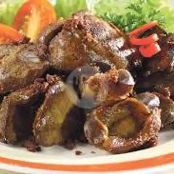 Rempelo Ati Goreng + Saos Pedas | Ayam Geprek Farish, Tlogosari Kulon