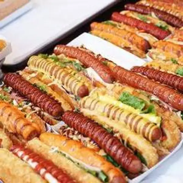 Hotdog (Sosis Jumbo +Daging Beef) | Hotdog Mozarela Kita, Tampan