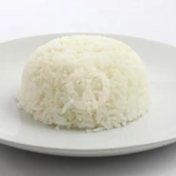 Nasi Putih | Es Kelapa Muda Herman, Medan Marelan