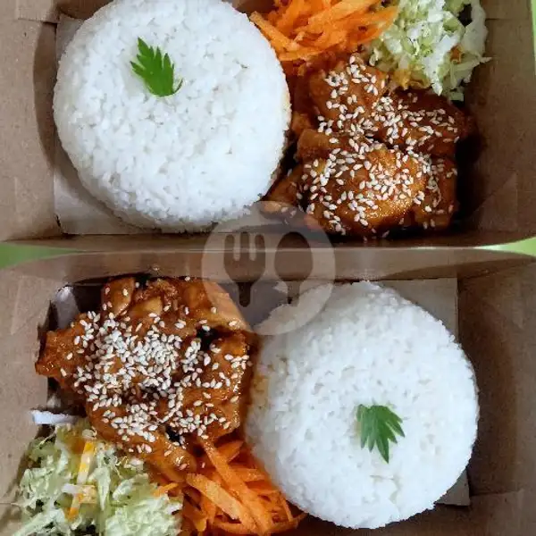 Paket Ayam Goreng Mentega | Nasi Balap MJR, Sewon