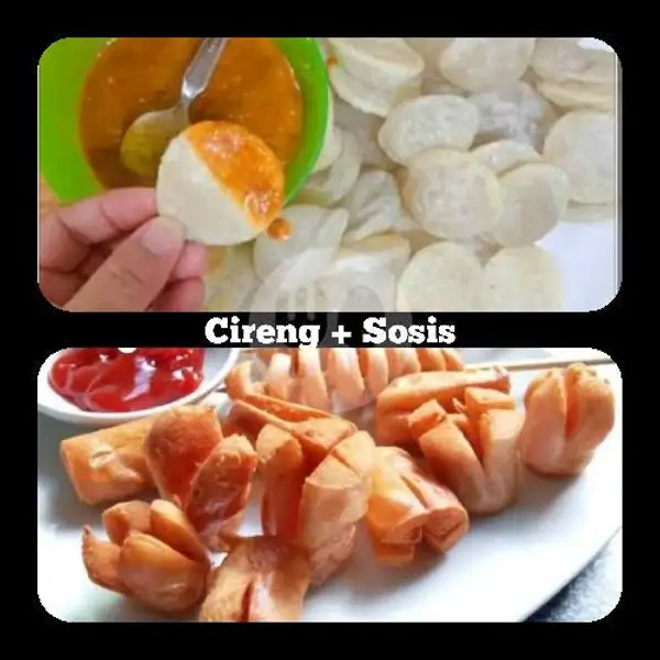 Paket Cireng + Sosis | Kedai Snackqu, Wiyung