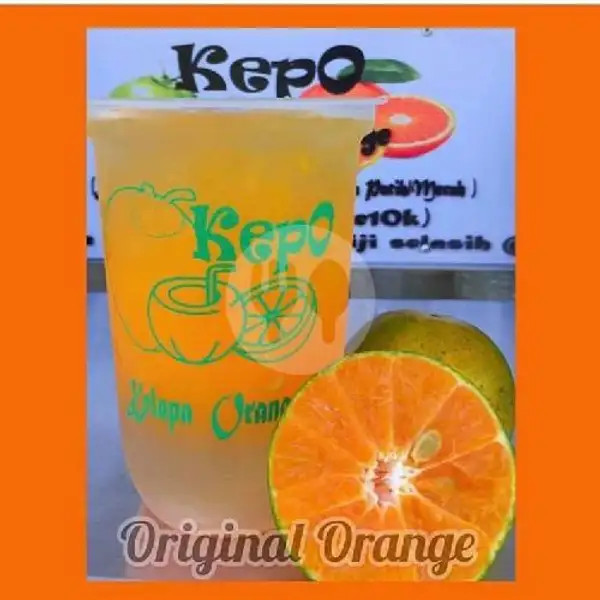 Es Jeruk Peras Original (Original Orange) | Es Kelapa Kepo Tarakan, Denpasar Barat