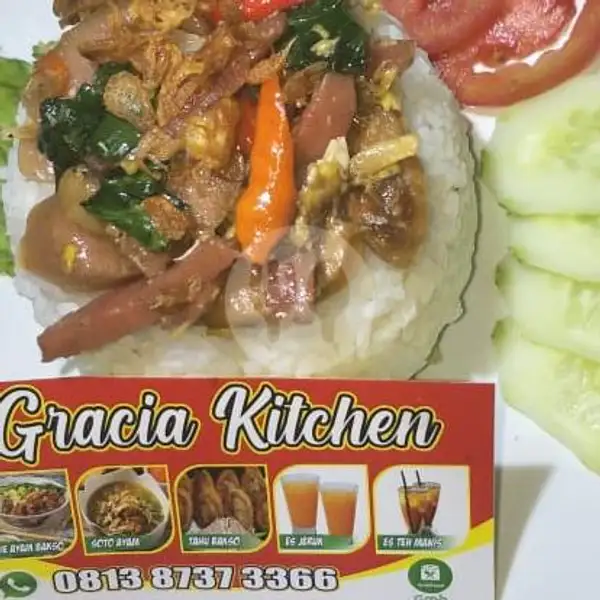 NASI GILA + TELUR CEPLOK | Gracia Food, Teluk Amboina