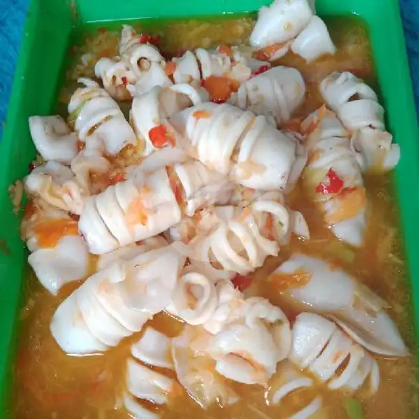 Cumi Gemesh Sc Padang Oellala | Udang & Cumi Seafood Oellala, Pakel