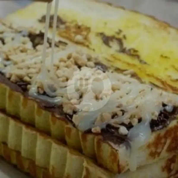 Roti Bakar Coklat Kacang+Susu Campur | Roti Bakar Mas Zul, Denpasar