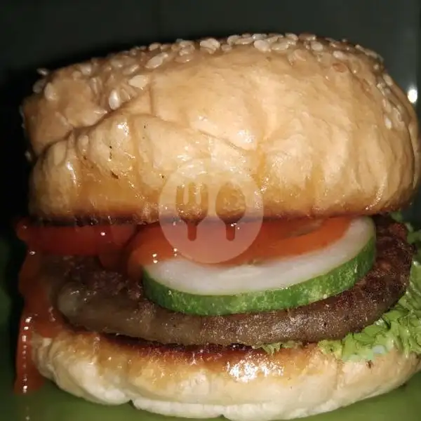 Burger Daging Panggang | Kedai Mr. Azka