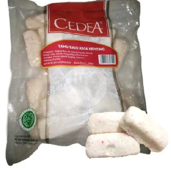 Tahu Baso Kepiting Cidea Frozen 1pcs | Azaka Frozen Food