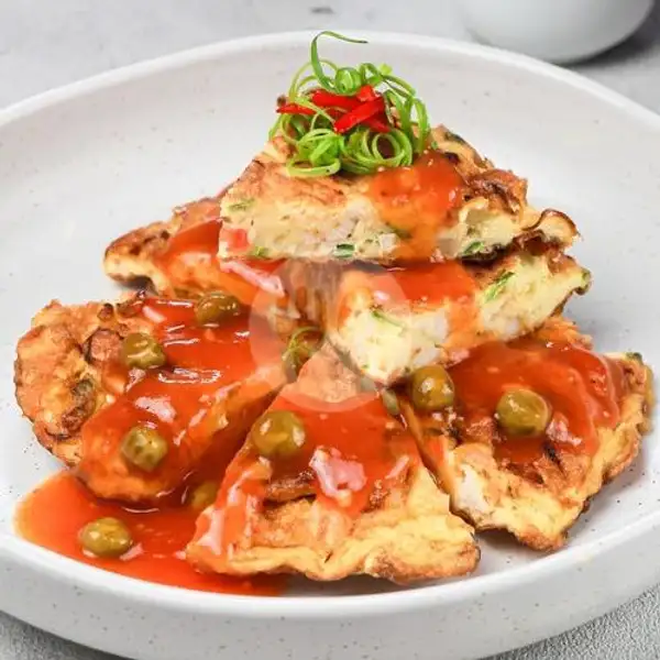 Fuyunghay Ayam + Free Teh | Anglo Wei Seafood, Kedungtarukan Wetan