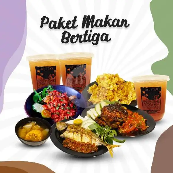 Paket Bertiga | JALOM (Makanan Khas Lombok), Palm Spring