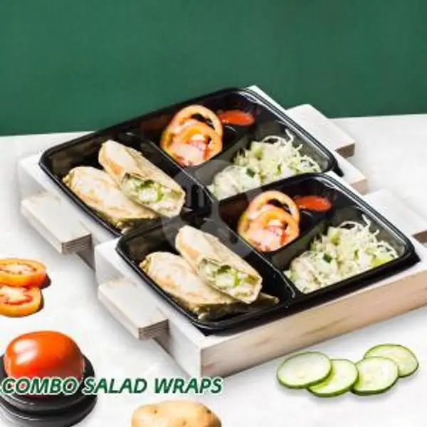 Paket Combo Salad Wraps | Dietgo, Makanan Diet Sehat, Sumur Bandung