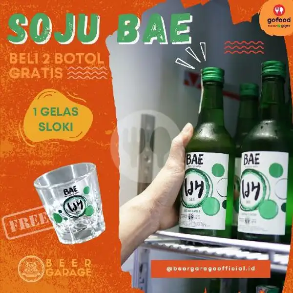 2 Botol Soju BAE + FREE Gelas Sloki! | Beer Garage, Ruko Bolsena